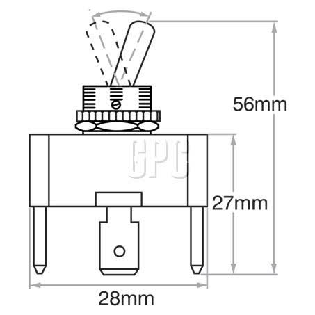 OEX Toggle Switch On/off Spst 12V Green Illuminated 20A ACX3886BL SWITCH OEX - Micks Gone Bush