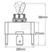 OEX Toggle Switch On/off Spst 12V Green Illuminated 20A ACX3886BL SWITCH OEX - Micks Gone Bush