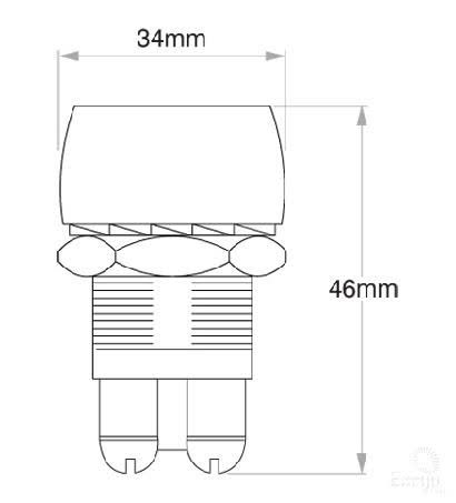 OEX Push Button Switch Off - Mom On - Spst 12V Green Illuminated 50A ACX3674BL SWITCH OEX - Micks Gone Bush