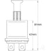 OEX Push/pull Switch On/off Spst 75A 12V Part No. ACX3644BL SWITCH OEX - Micks Gone Bush