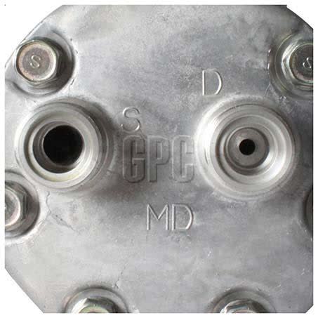 Sanden Air Conditioning Compressor 12V Direct Mount SD7H15 CXS8124 AIR CONDITIONING COMPRESSOR SANDEN - Micks Gone Bush