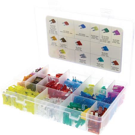 OEX Standard & Mini Blade Fuse Assortment Kit 371 Piece ACX1738 FUSE ASSORTMENT OEX - Micks Gone Bush