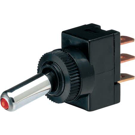 Narva Toggle Switch Off/on Spst 20A 12V 3-TERMINAL Panel Mount 60049BL SWITCH NARVA - Micks Gone Bush