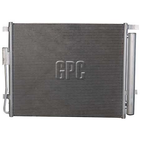 Hanon System HCC Air Conditioning Condenser Parallel Flow Subcooled Inlet Pad Outlet Pad CNX01013 AIR CONDITIONING CONDENSER HANON SYSTEM - Micks Gone Bush