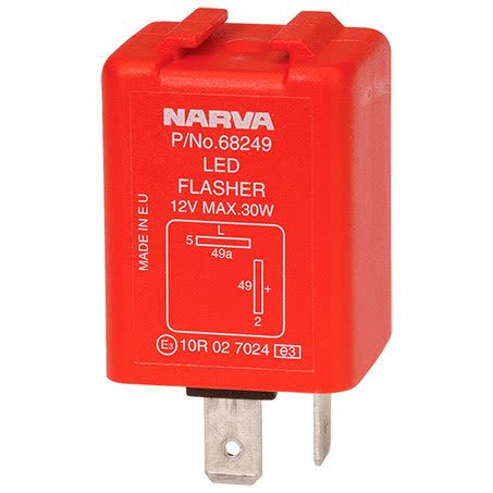 Narva Electronic LED Flasher 12V 2 Pin 68249BL FLASHER UNIT NARVA - Micks Gone Bush