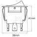 OEX Rocker Switch On/off Spst 24V Amber Illuminated ACX3792 SWITCH OEX - Micks Gone Bush