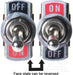 Revolution Toggle Switch On-off Spst 20A 12V 12MM Mount 56-90029BLR SWITCH REVOLUTION - Micks Gone Bush