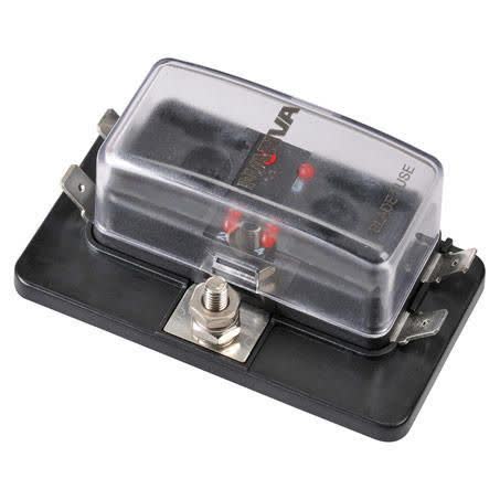 Narva Fuse Box Standard Blade 4 Way 30A 54428BL FUSE BOX NARVA - Micks Gone Bush