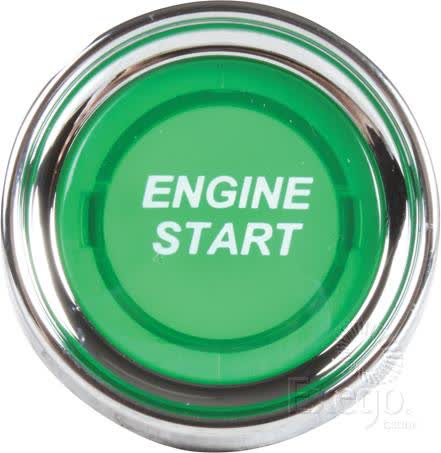 OEX Push Button Switch Off - Mom On - Spst 12V Green Illuminated 50A ACX3674BL SWITCH OEX - Micks Gone Bush