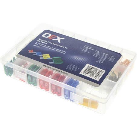 OEX Favourite Fuse Assortment Kit 169 Piece Blade Fuse Kit ACX1737 FUSE ASSORTMENT OEX - Micks Gone Bush