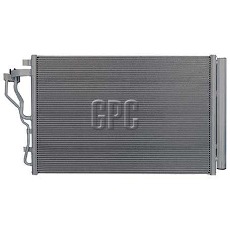 Hanon System HCC Air Conditioning Condenser Parallel Flow Subcooled Pad Inlet/outlet CNX01012 AIR CONDITIONING CONDENSER HANON SYSTEM - Micks Gone Bush