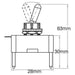 OEX Toggle Switch On/off Spst 12V Red Illuminated 20A Part No. ACX3891BL SWITCH OEX - Micks Gone Bush