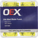 OEX Maxi Blade Fuse 20A Yellow Pack Of 10 Part No. ACX1625 FUSE OEX - Micks Gone Bush