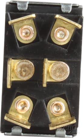 OEX Toggle Switch On/off/on Dpdt 25A 12V 6 Blade Terminals Part No. ACX3882BL SWITCH OEX - Micks Gone Bush