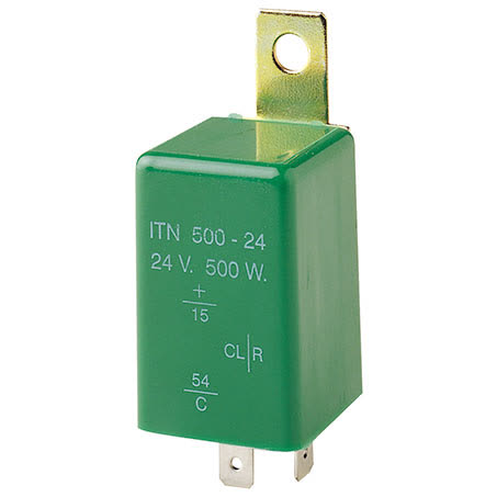 Hella Flasher Relay 24V Electronic 500W Max 3 Terminal Part No. 3015 FLASHER UNIT HELLA - Micks Gone Bush