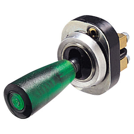 Hella Toggle Switch On/off/on Spdt 12V Green Illuminated 15A Part No. 4206 SWITCH HELLA - Micks Gone Bush
