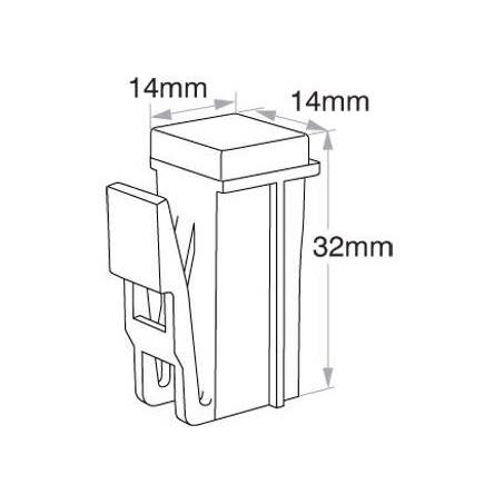 OEX Fusible Link Mini Female With Lock 25A Brown ACX1795BL FUSIBLE LINK OEX - Micks Gone Bush