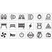 Narva Black Switch Decal Set 4WD – Part No. 63176BL SWITCH PART OTHER NARVA - Micks Gone Bush