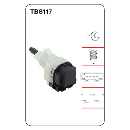 Tridon Stop Light Switch TBS117 SWITCH TRIDON - Micks Gone Bush