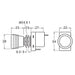 Hella Rocker Switch On/off Spst 12V Green Illuminated 10A Part No. 4411 SWITCH HELLA - Micks Gone Bush