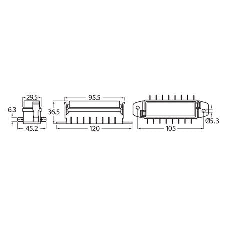 Hella Fuse Box Standard Blade 8 Way 30A Part No. 8722 FUSE BOX HELLA - Micks Gone Bush