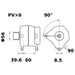 Mahle Alternator 12V 70A MG471 ALTERNATOR MAHLE - Micks Gone Bush