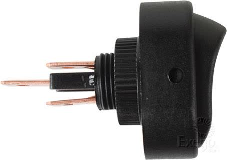 Narva Rocker Switch Off/on Spst Green LED 30A 12V Part No. 62058BL SWITCH NARVA - Micks Gone Bush