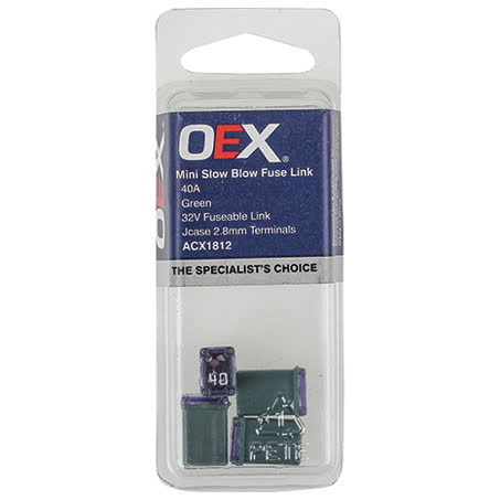 OEX Fusible Link Micro Female M Case 40A Green Pack Of 4 ACX1812 FUSIBLE LINK OEX - Micks Gone Bush