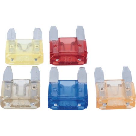 Thunder Mini Blade Fuse Assortment 5 Pce TDR05027 FUSE ASSORTMENT THUNDER - Micks Gone Bush