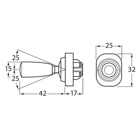 Hella Toggle Switch On/off/on Spdt 12V Green Illuminated 15A Part No. 4206 SWITCH HELLA - Micks Gone Bush