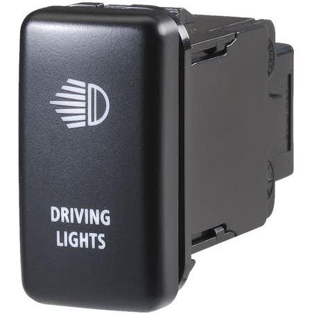 Narva Toyota Style Sealed Push Switch Off/on Spdt 12V Blue LED 63316BL SWITCH NARVA - Micks Gone Bush
