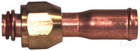 Red Dot Air Conditioning Hose Fitting Copper Fior - Barb # 8 - 0 Degree RD104250P HEATER HOSE CONNECTOR REDDOT - Micks Gone Bush