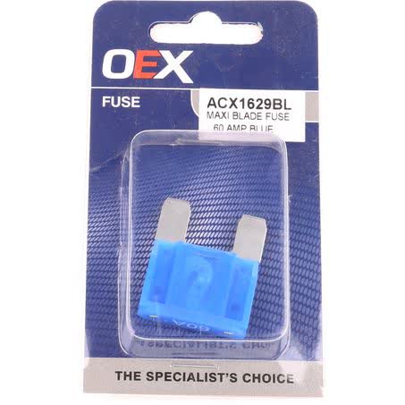 OEX Maxi Blade Fuse 60A Blue Single Pack ACX1629BL FUSE OEX - Micks Gone Bush