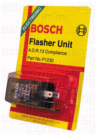 Bosch Flasher Unit 12V 3 Pin Electronic P1230 FLASHER UNIT BOSCH - Micks Gone Bush