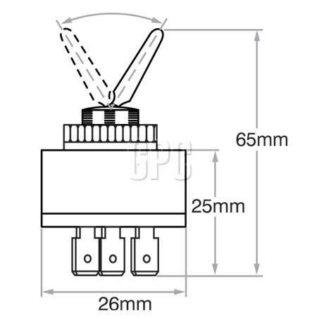 Narva Toggle Switch Off/on Spst Red Illuminated 20A 12V Part No. 60053BL SWITCH NARVA - Micks Gone Bush