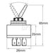 Narva Toggle Switch Off/on Spst Red Illuminated 20A 12V Part No. 60053BL SWITCH NARVA - Micks Gone Bush