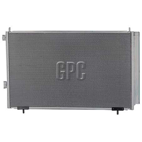 Denso Air Conditioning Condenser Parallel Flow Subcooled Pad Inlet/outlet CNX01009 AIR CONDITIONING CONDENSER DENSO - Micks Gone Bush