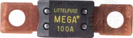 OEX Mega Fuse 100A Bolt On Single Pack 32V DC SF51 Part No. ACX6521BL FUSE OEX - Micks Gone Bush