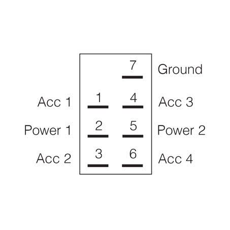 Narva Sealed Rocker Switch Momentary On/off/momentary On Dpdt 12V Blue Illuminated Winch Symbol 63148BL SWITCH NARVA - Micks Gone Bush