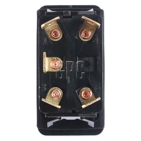 Thunder Rocker Switch On/off Spst 12 Or 24V Blue Illuminated 20A TDR11020 SWITCH THUNDER - Micks Gone Bush