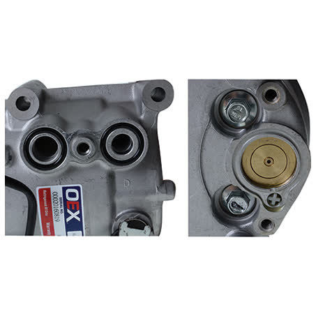 OEX Air Conditioning Compressor 12V Direct Mount Visteon 90-V Style CXH0010 AIR CONDITIONING COMPRESSOR OEX - Micks Gone Bush