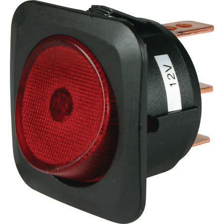 OEX Rocker Switch On/off Spst 12V Red Illuminated 25A ACX3765BL SWITCH OEX - Micks Gone Bush