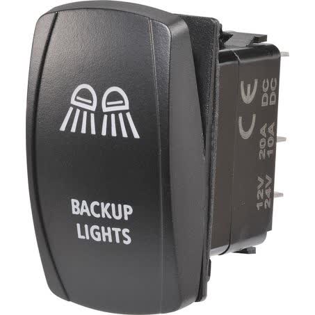 Narva Sealed Rocker Switch Off/on Spdt 12V/24V Blue LED Illuminated Backup Lights 63230BL SWITCH NARVA - Micks Gone Bush