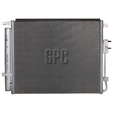 Hanon System HCC Air Conditioning Condenser Parallel Flow Subcooled Inlet Pad Outlet Pad CNX01013 AIR CONDITIONING CONDENSER HANON SYSTEM - Micks Gone Bush