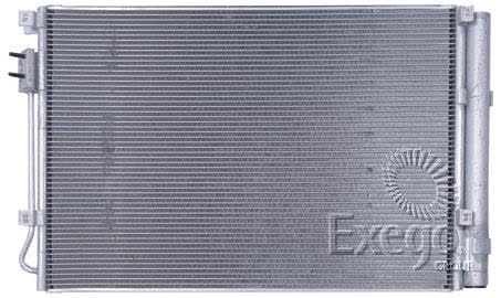 Hanon System HCC Air Conditioning Condenser Parallel Flow Subcooled Inlet Pad Outlet Pad CNX968G AIR CONDITIONING CONDENSER HANON SYSTEM - Micks Gone Bush