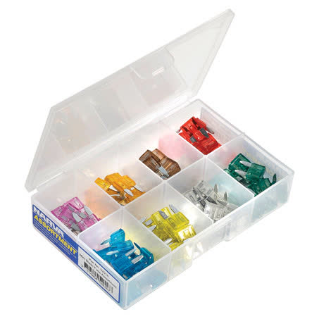 Narva Mini Blade Fuse Assortment 100 Piece Pack Part No. 52016 FUSE ASSORTMENT NARVA - Micks Gone Bush