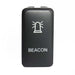 Drivetech 4X4 OE Style Push Button Switch Beacon 12V 3A DT-11018 SWITCH DRIVETECH 4X4 - Micks Gone Bush