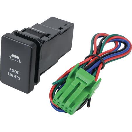 Drivetech 4X4 OE Style Push Button Switch Roof Light 12V 3A DT-11082 SWITCH DRIVETECH 4X4 - Micks Gone Bush