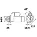 Mahle Starter Motor 24V 10T CW MS443 STARTER MOTOR MAHLE - Micks Gone Bush