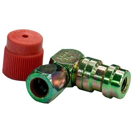 OEX Air Conditioning Hose Fitting Steel Service Port High 3/16 90 Degree STX9907 AIR CONDITIONING HOSE FITTING OEX - Micks Gone Bush